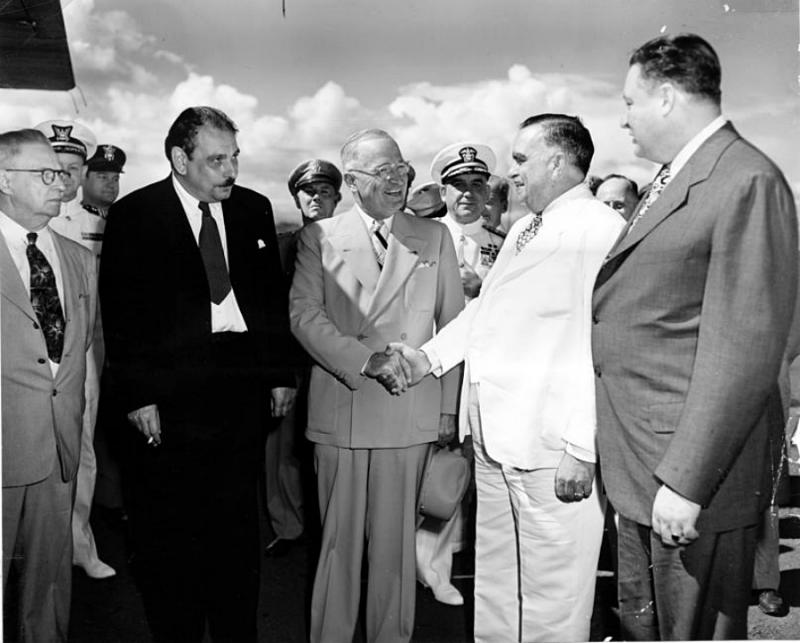 Harry S. Truman en su visita a PR