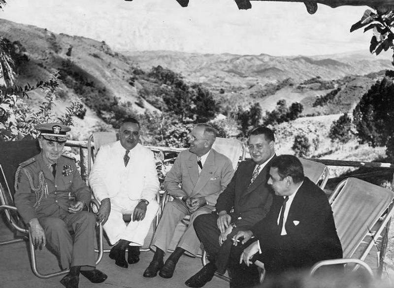 Harry S. Truman en su visita a PR